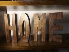 Lettere decorative HOME in