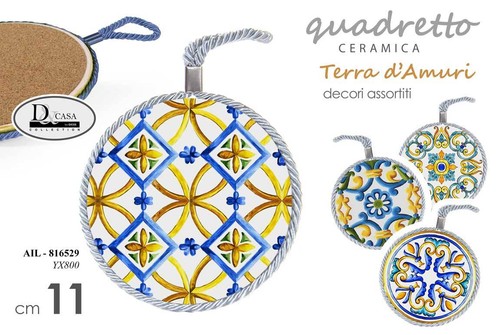 Quadretto tondo arredo parete - quadretto,