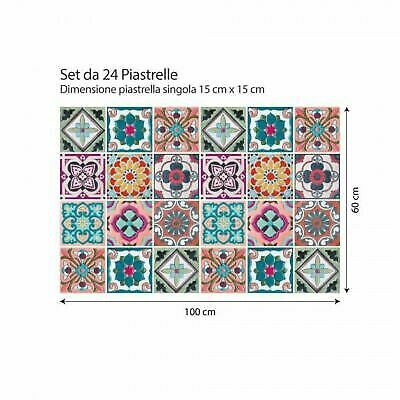 Kit adesivi piastrelle - 24, pz