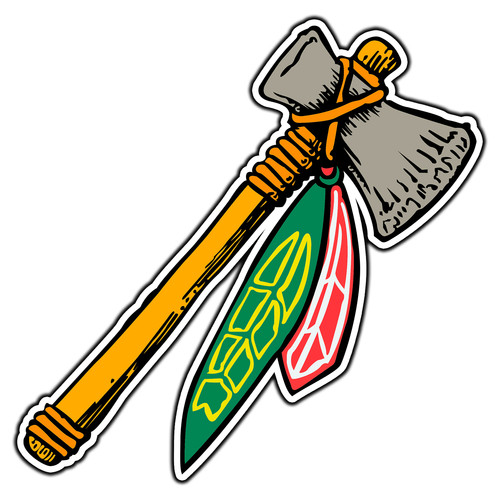 Adesivo chicago blackhawks - adesivo,