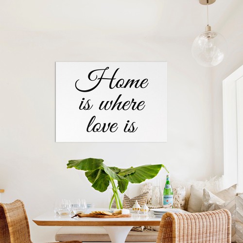 Quadro frase home - home,,