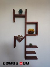 Mensola legno mogano