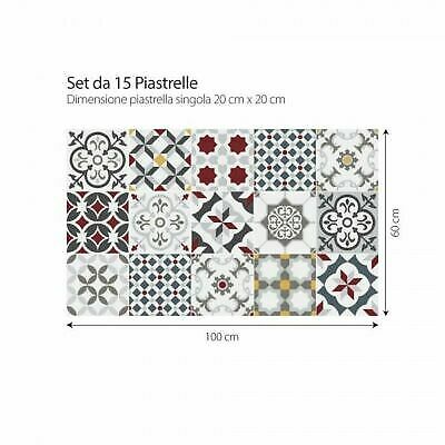 Kit adesivi piastrelle - 15, pz